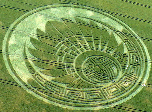 Crop Circle Serpent God