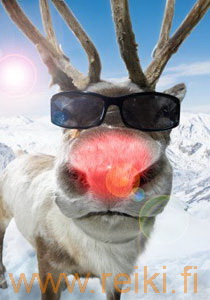 Poro Rudolph red nose reindeer